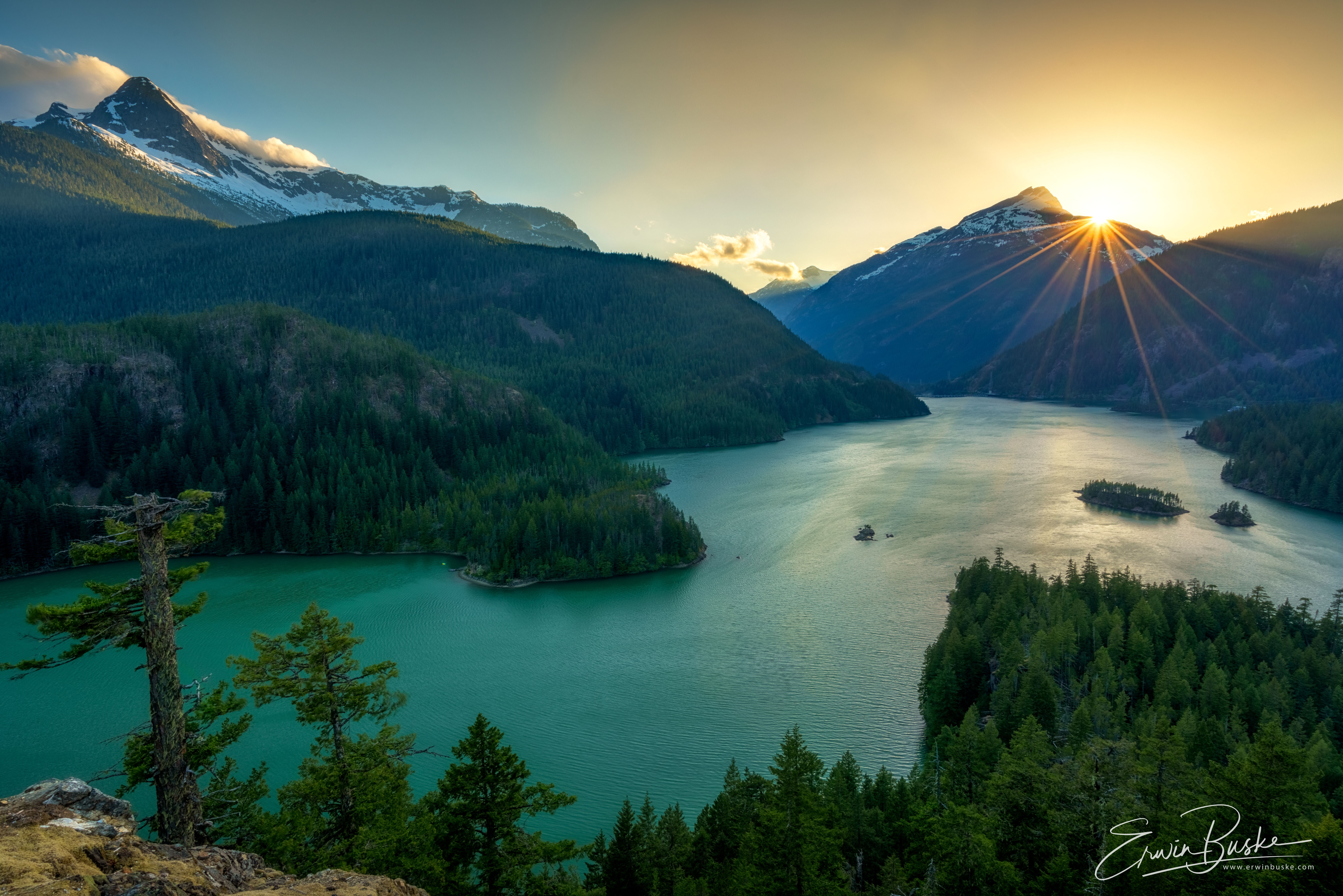Diablo Lake Sunset